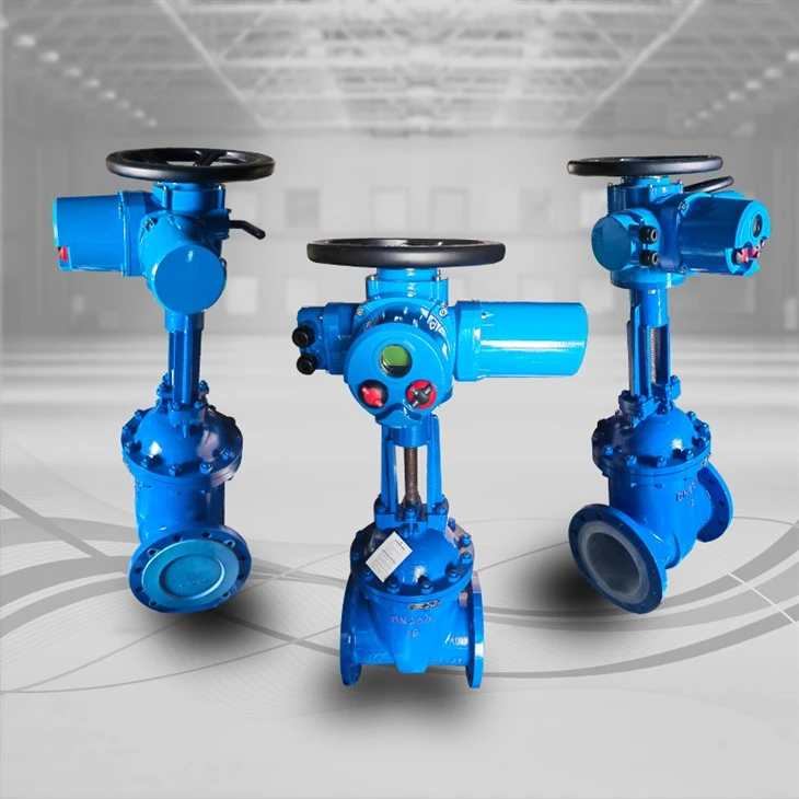 DN200 PN16 WCB DZW Motorized Gate Valve