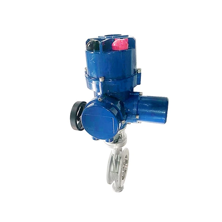 DN50 Electric Stainless Steel Butterfly Valve