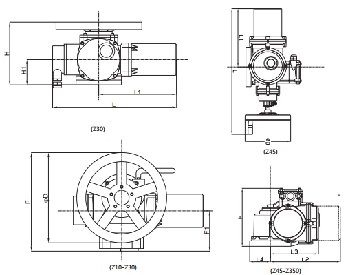FRYZ multi-turn electric actuator FRYZ multi-turn electric actuator