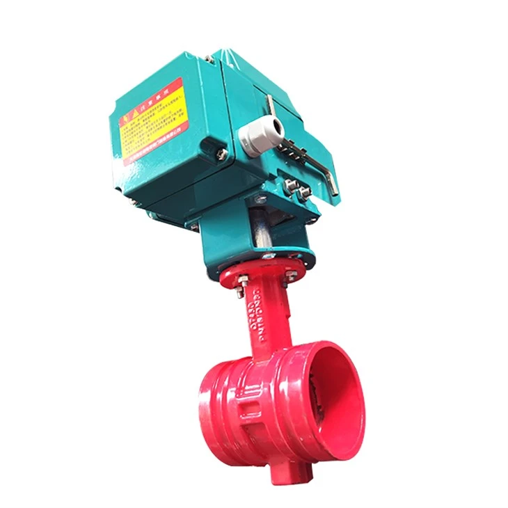 Electric Grooved Butterfly Valve