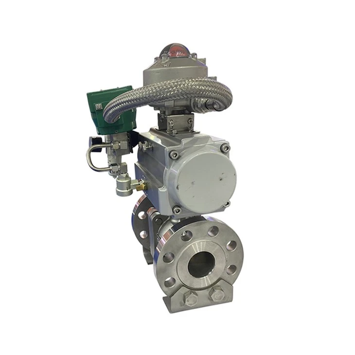 150LB Pneumatic Ball Valve Fluid Pressure Control
