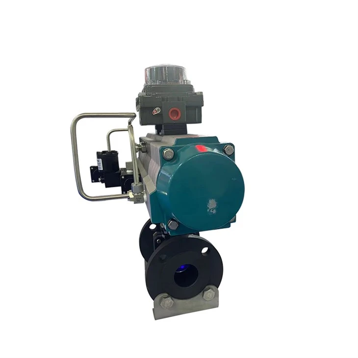 Pneumatic Flange Shutoff Ball Valve